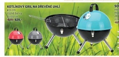 KOTLÍKOVÝ GRIL NA DŘEVĚNÉ UHLÍ