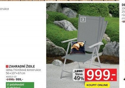 Zahradní židle