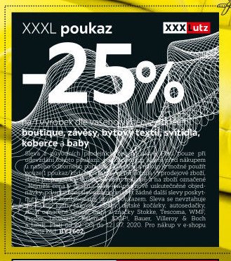 XXXL poukaz -25%