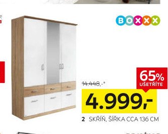 2 Skříň, šířka cca 136 cm