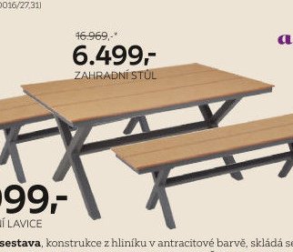 Zahradní stůl
