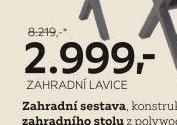 Zahradní lavice
