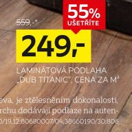 Laminátová podlaha Dub Titanic