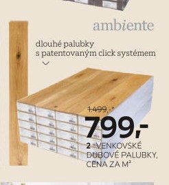 Venkovské dubové palubky