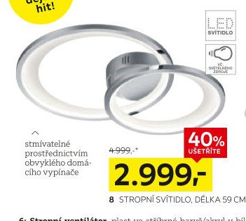 Stropní svítidlo, průměr 59 cm