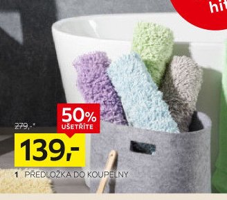 Předložka do koupelny