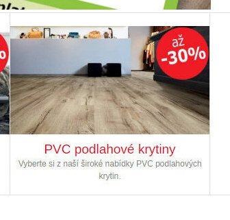 PVC podlahové krytiny