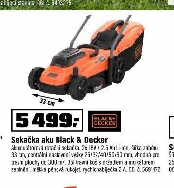 Sekačka aku Black & Decker