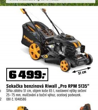 Sekačka benzinová Riwall „Pro RPM 5135