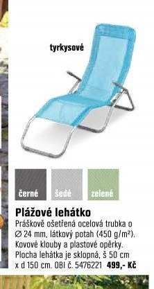 Plážové lehátko