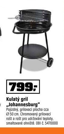 Kulatý gril „Johannesburg“