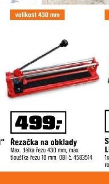 Řezačka na obklady