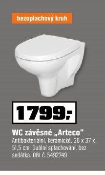 WC závěsné „Arteco“