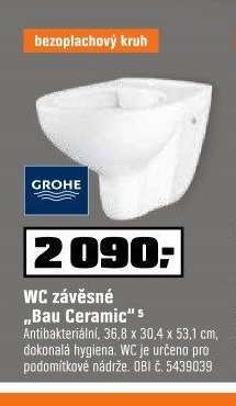 WC závěsné „Bau Ceramic“