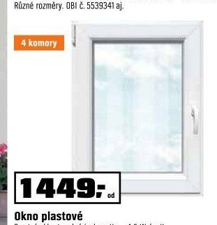 Okno plastové