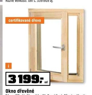 Okno dřevěné