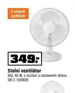 Stolní ventilátor