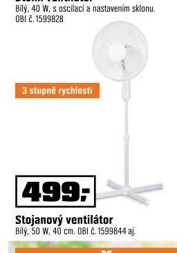 Stojanový ventilátor