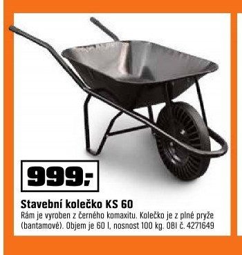 Stavební kolečko KS 60