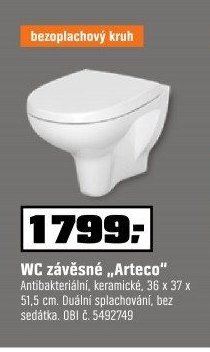 WC závěsné „Arteco“
