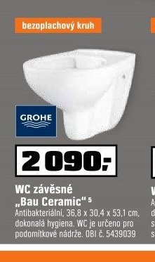 WC závěsné „Bau Ceramic“
