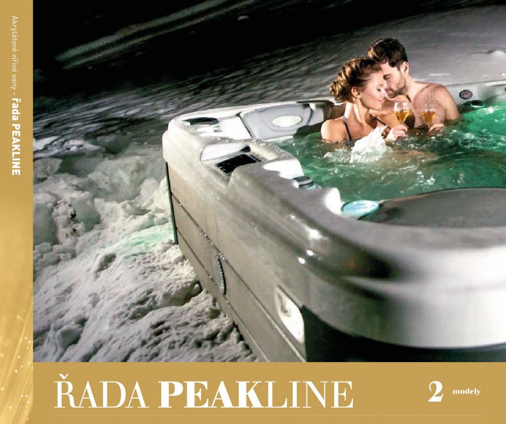 Akrylátové vířivé vany – Řada PEAKLINE