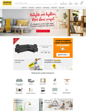 akční leták Sconto nábytek 7.7.2020-13.7.2020