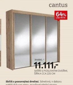 Skříň s posuvnými dveřmi