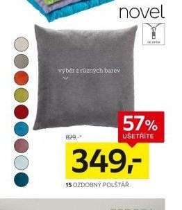 15 Ozdobný polštář