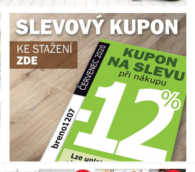 Kupon na slevu 12 %