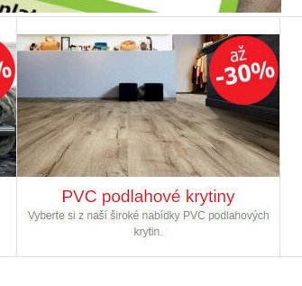 PVC podlahové krytiny