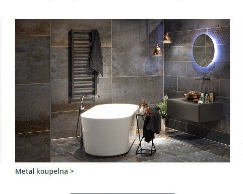 Metal koupelna