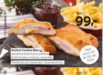 Kuřecí Cordon Bleu