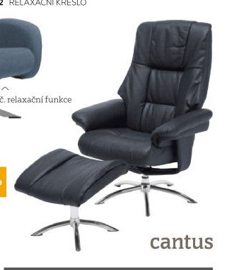 Relaxační křeslo vč. taburetu