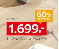 houpací židle