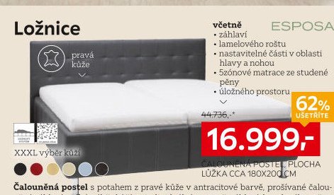 ČALOUNĚNÁ POSTEL