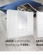 skříň s otočnými dveřmi