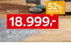 5 Dětský pokoj „Yunai“, 3dílný