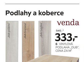 Vinylová podlaha „DUB“