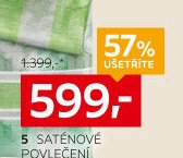 Saténové povlečení