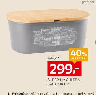 BOX NA CHLEBA, 34X18X14 CM