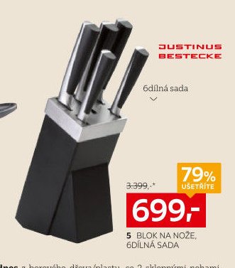 BLOK NA NOŽE, 6DÍLNÁ SADA