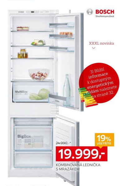 Kombinovaná lednička s mrazákem KIN86VS30