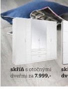 skříň s otočnými dveřmi