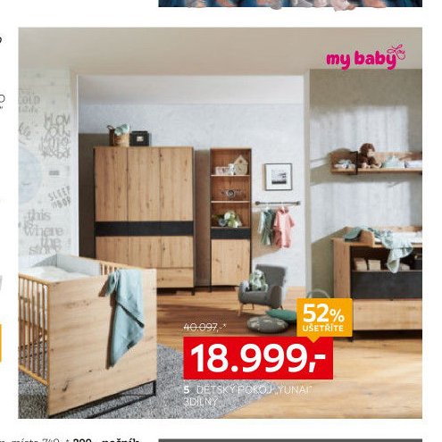 Dětský pokoj Yunai 3dílný
