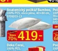 Anatomický polštář Bamboo
