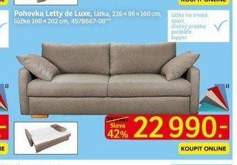 Pohovka Letty de Luxe