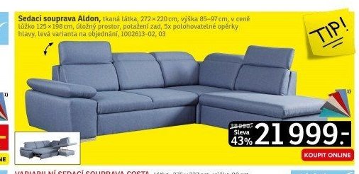 Sedací souprava Aldon