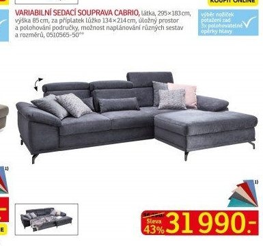 Variabilní sedací souprava CABRIO