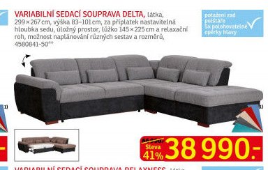 Variabilní sedací souprava DELTA